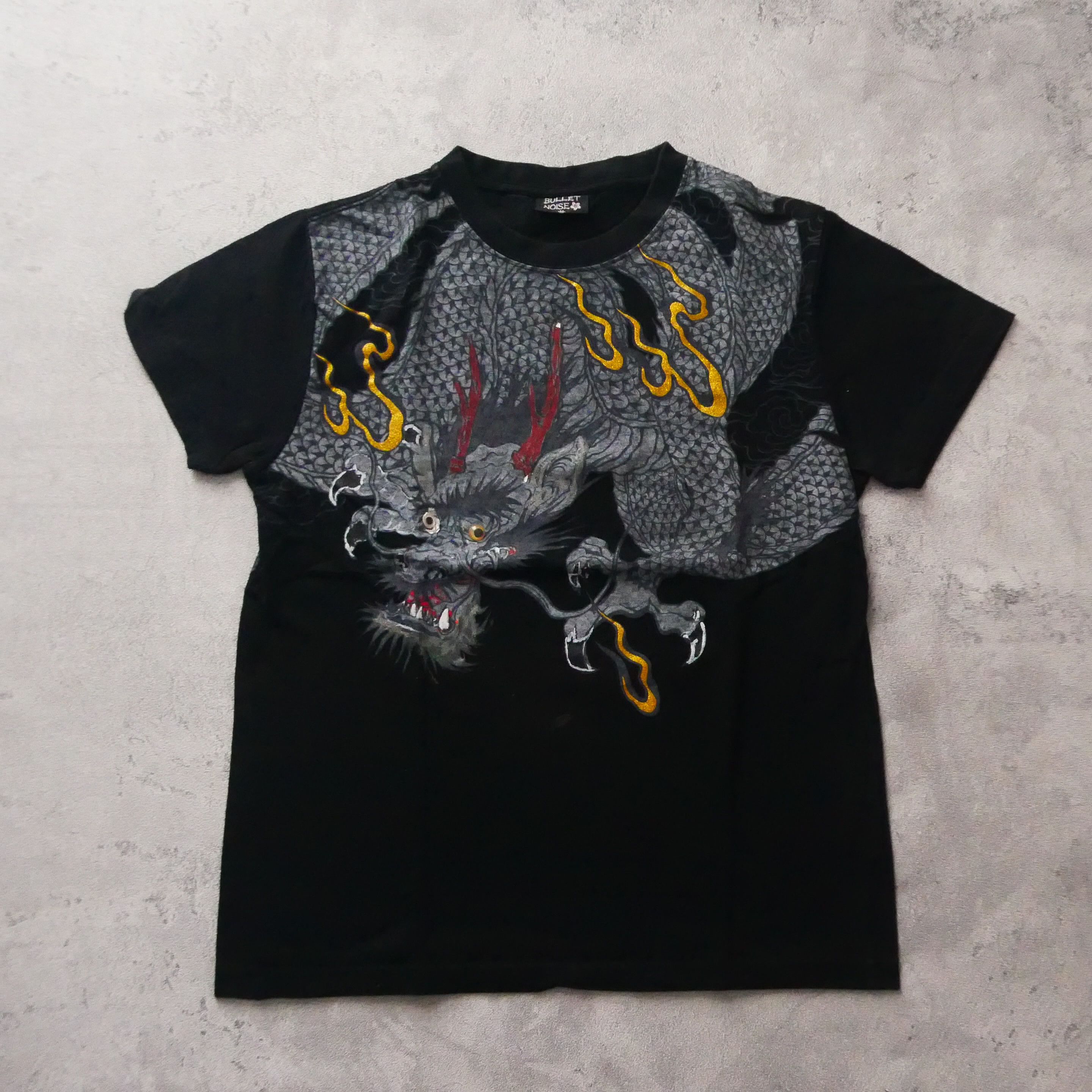 Japanese Brand Vintage Bullet Noise Sukajan Dragon Graphic Print Japanese Size US S / EU 44-46 / 1 - 1 Thumbnail
