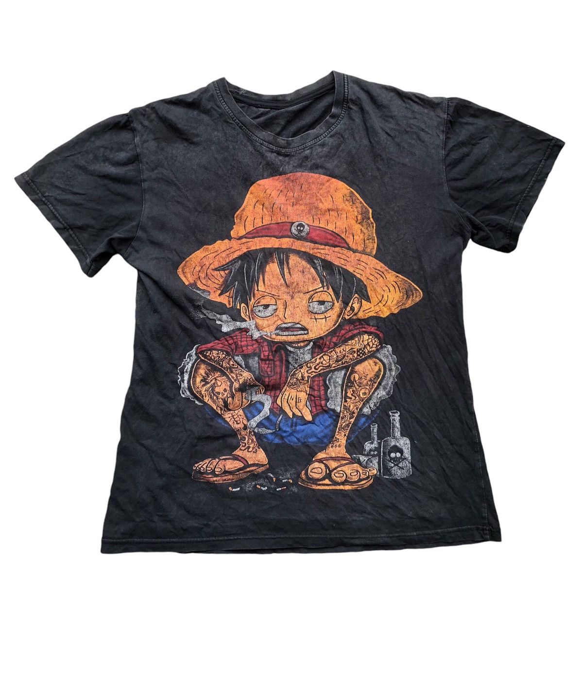 Hysteric Glamour × If Six Was Nine × Le Grande Bleu (L.G.B.) Rare Item Luffy One Piece Stoner Tshirt Rock Punk Style Size US M / EU 48-50 / 2 - 1 Thumbnail