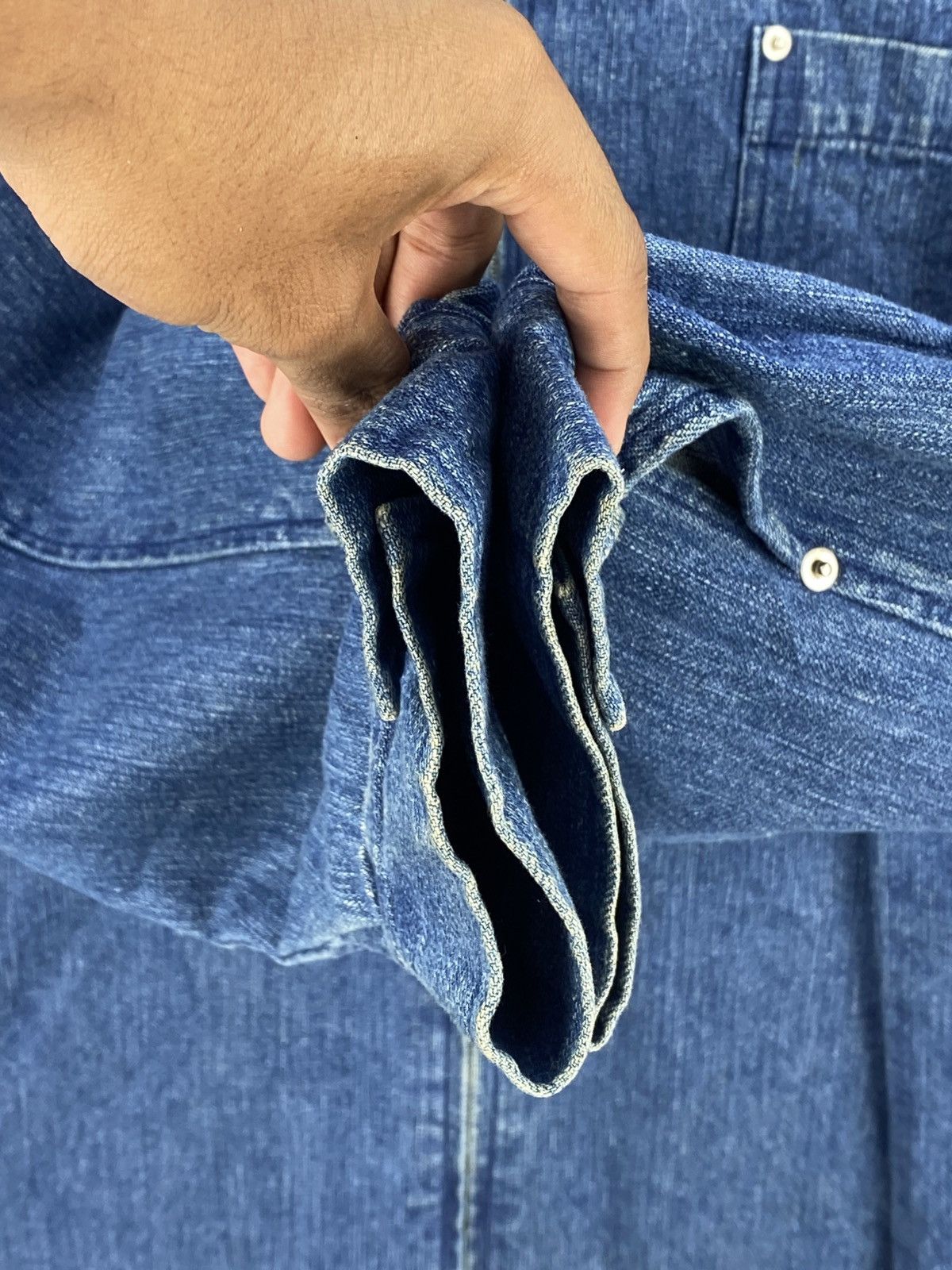 Spalding Spalding Workwear Denim Zipper Jacket Size US XXL / EU 58 / 5 - 9 Thumbnail