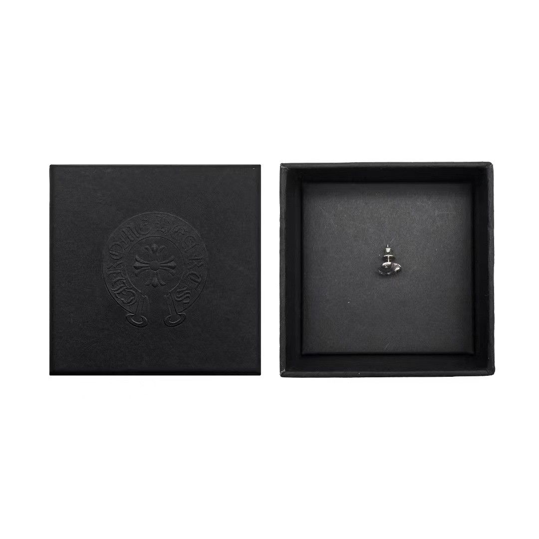 Chrome Hearts Chrome Hearts Silver Vine Heart Earring Ear Stud Size ONE SIZE - 3 Thumbnail