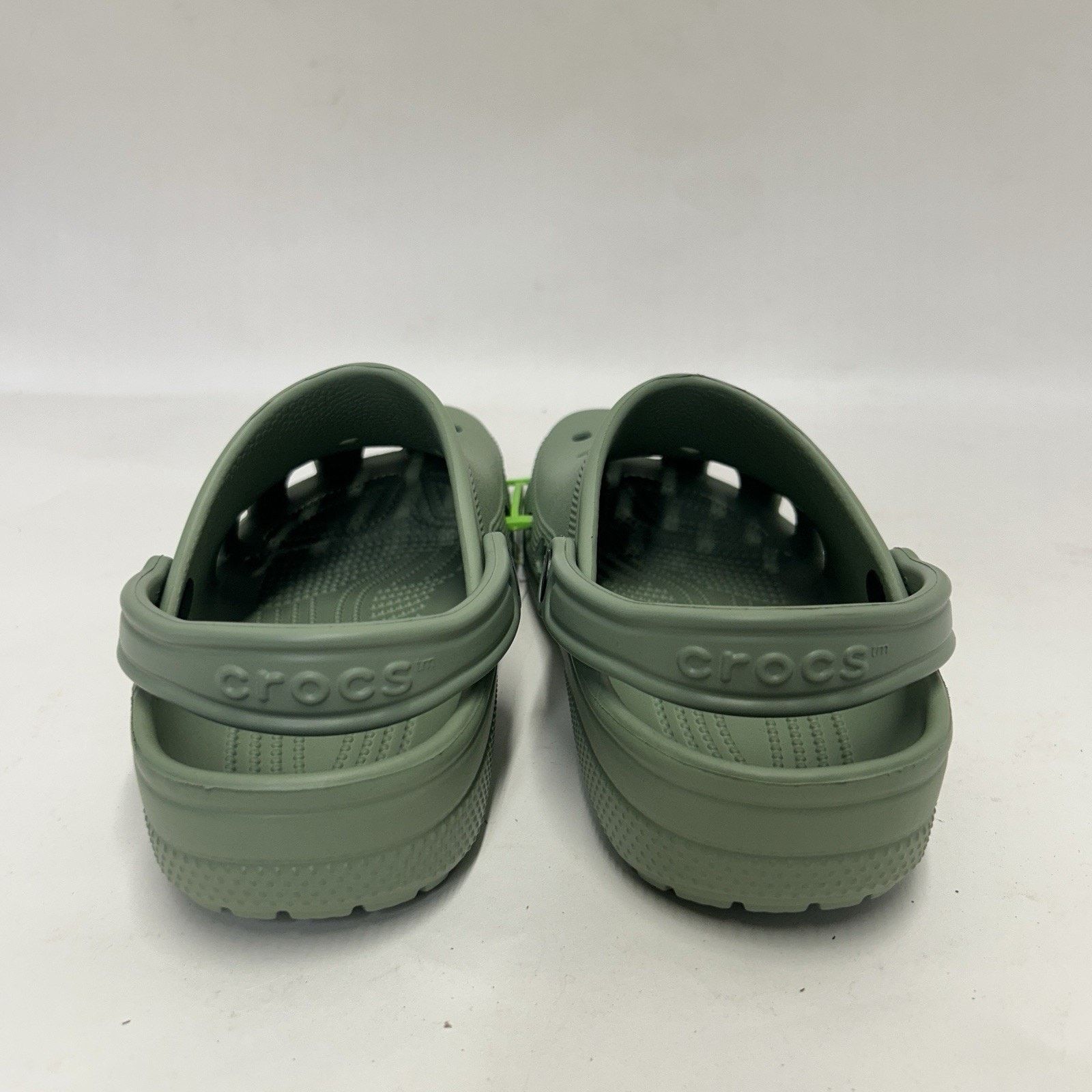 Crocs Crocs Classic Slip-On Clogs “Moss Green” 10001-309 Size US 9 / IT 39 - 4 Thumbnail