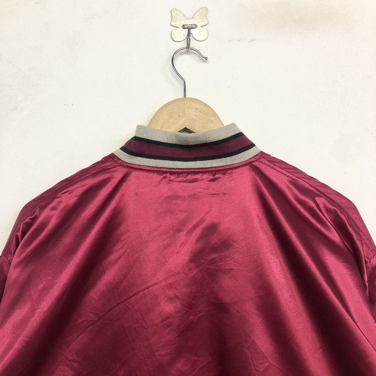 Japanese Brand Rawlings Varsity Spellout Embriodered Light Jacket Size US M / EU 48-50 / 2 - 8 Thumbnail
