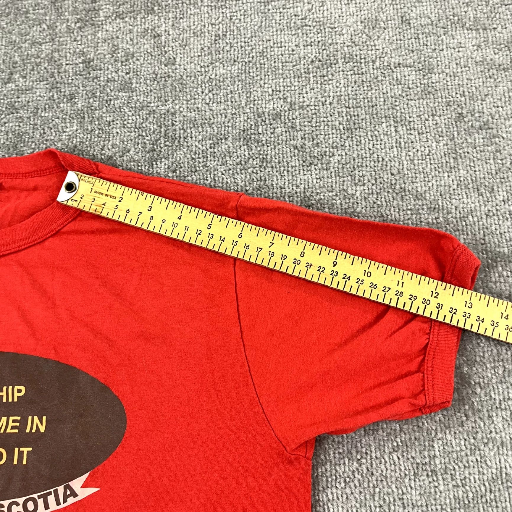 Vintage VINTAGE Penmans T-Shirt Mens Adult Large Red Halifax Nova Scotia Canada Ship Boating Logo Graphic Print Crew Neck Short Sleeve Size US L / EU 52-54 / 3 - 7 Thumbnail