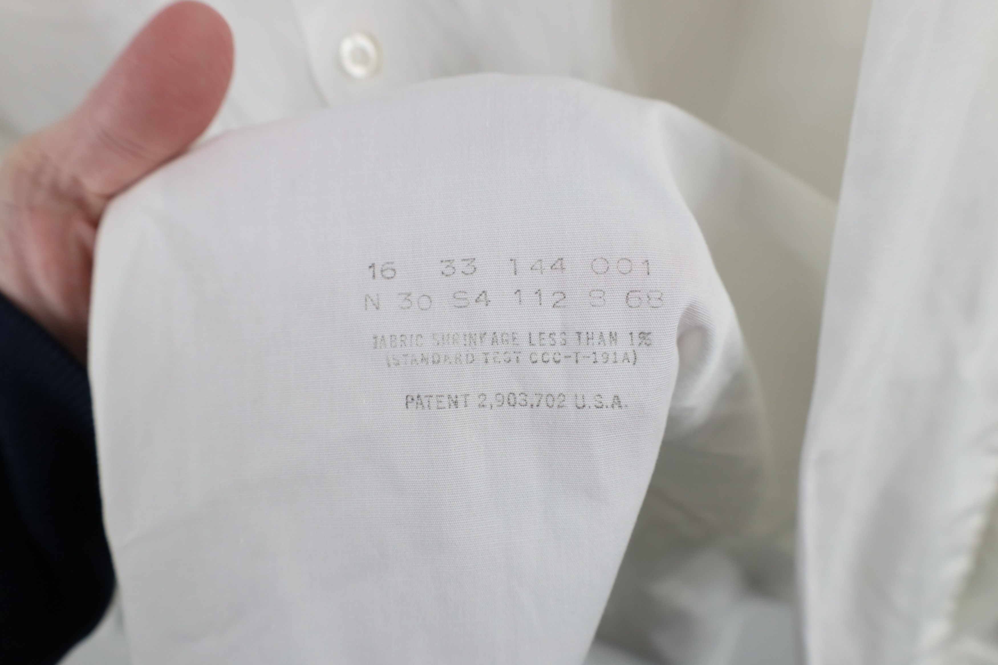 Vintage Vintage 60s 70s Streetwear Collared Button Shirt White USA Size US M / EU 48-50 / 2 - 5 Thumbnail