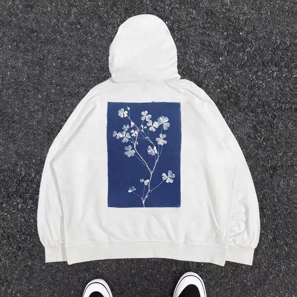 Japanese Brand Kawase x Hara Floral pattern casual retro hoodie y2k Size US L / EU 52-54 / 3 - 1 Thumbnail