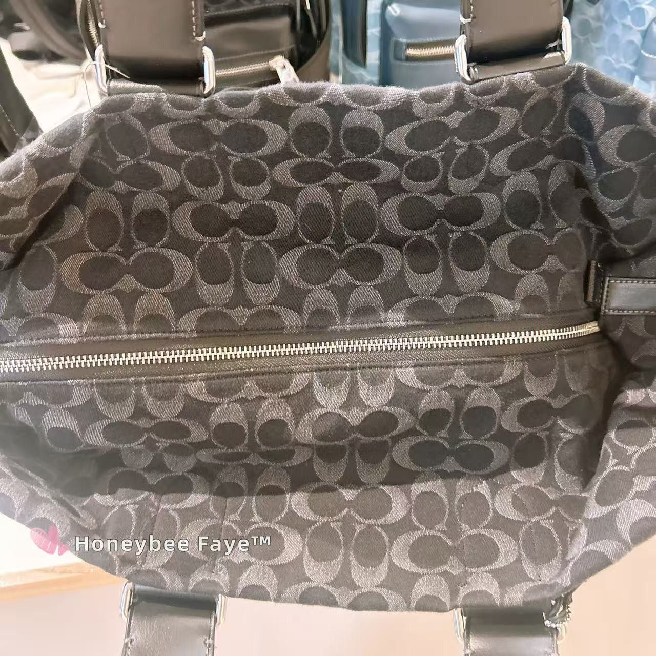 Coach Small Tour Tote Bag In Signature Denim CDC48 Size ONE SIZE - 5 Thumbnail