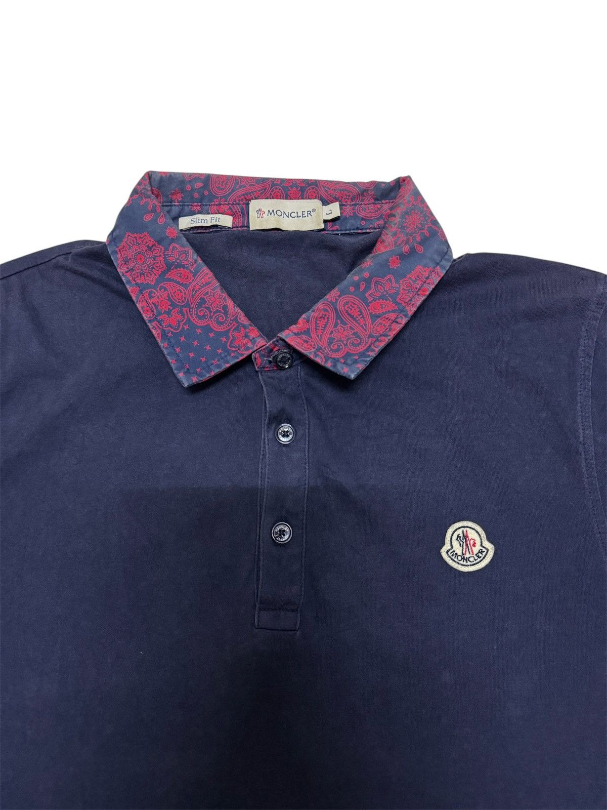 Moncler Moncler Polos Slim Fit Shirt Size US L / EU 52-54 / 3 - 3 Thumbnail