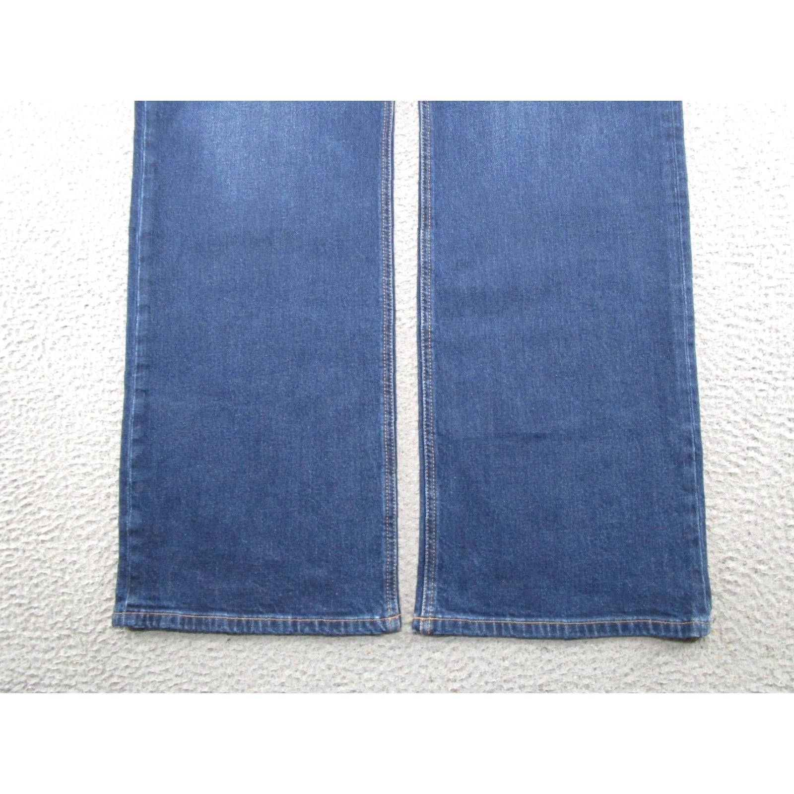 Tecovas Tecovas Jeans Straight Dark Blue Denim Mens Regular 42x34 5-Pocket Design Comfort Stretch Vintage? No, Not Vintage Orange? Wait no. Size US 42 / EU 58 - 2 Thumbnail