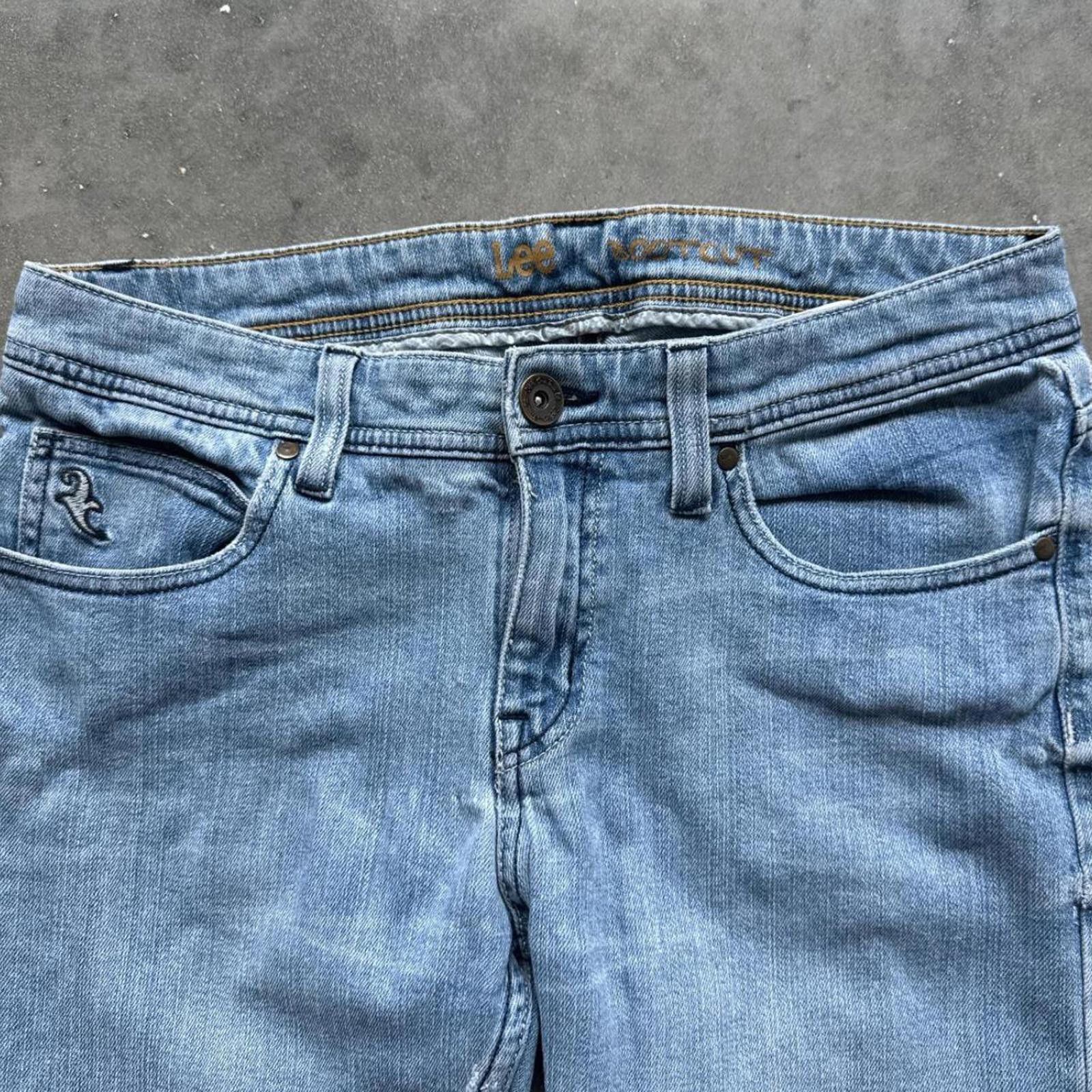 Lee Light Wash Vintage Denim Bootcut Jeans With Relaxed Fit Size 32" / US 10 / IT 46 - 3 Thumbnail