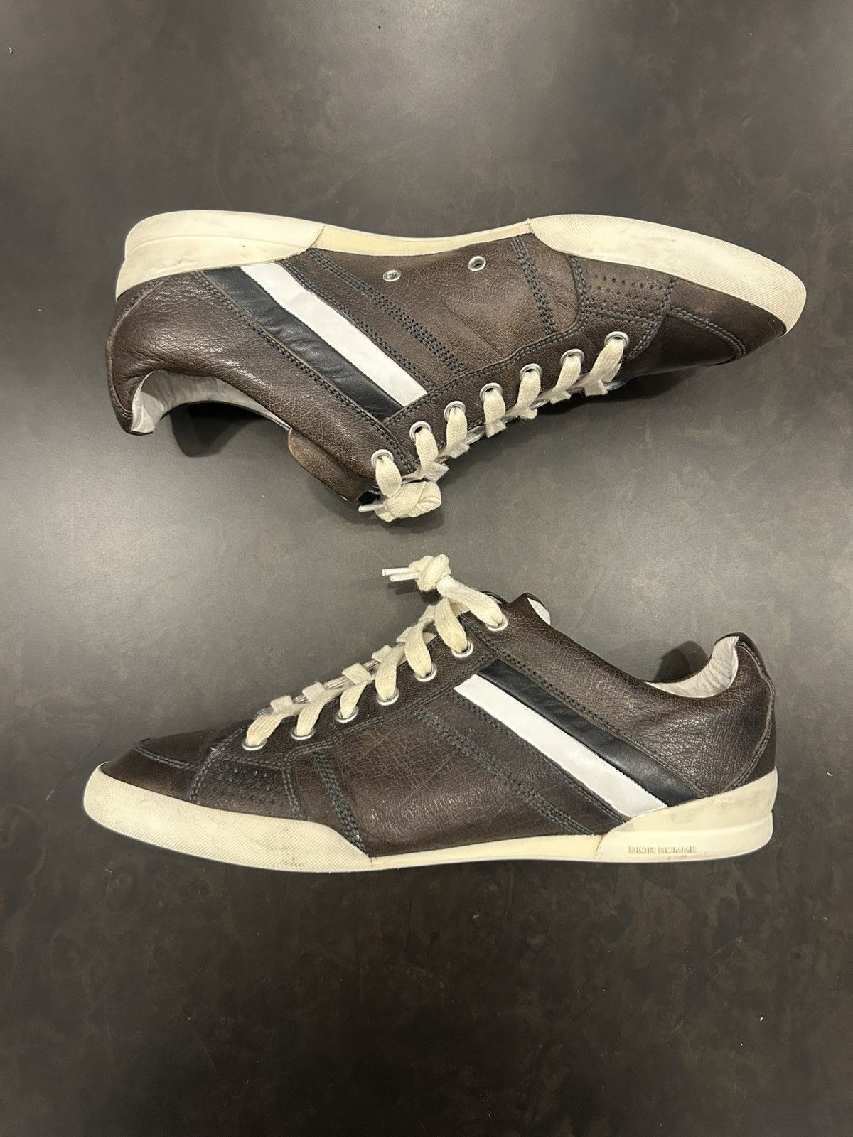 FW07 Dior Homme B18 Hedi Slimane Double Stripe sneaker GAT