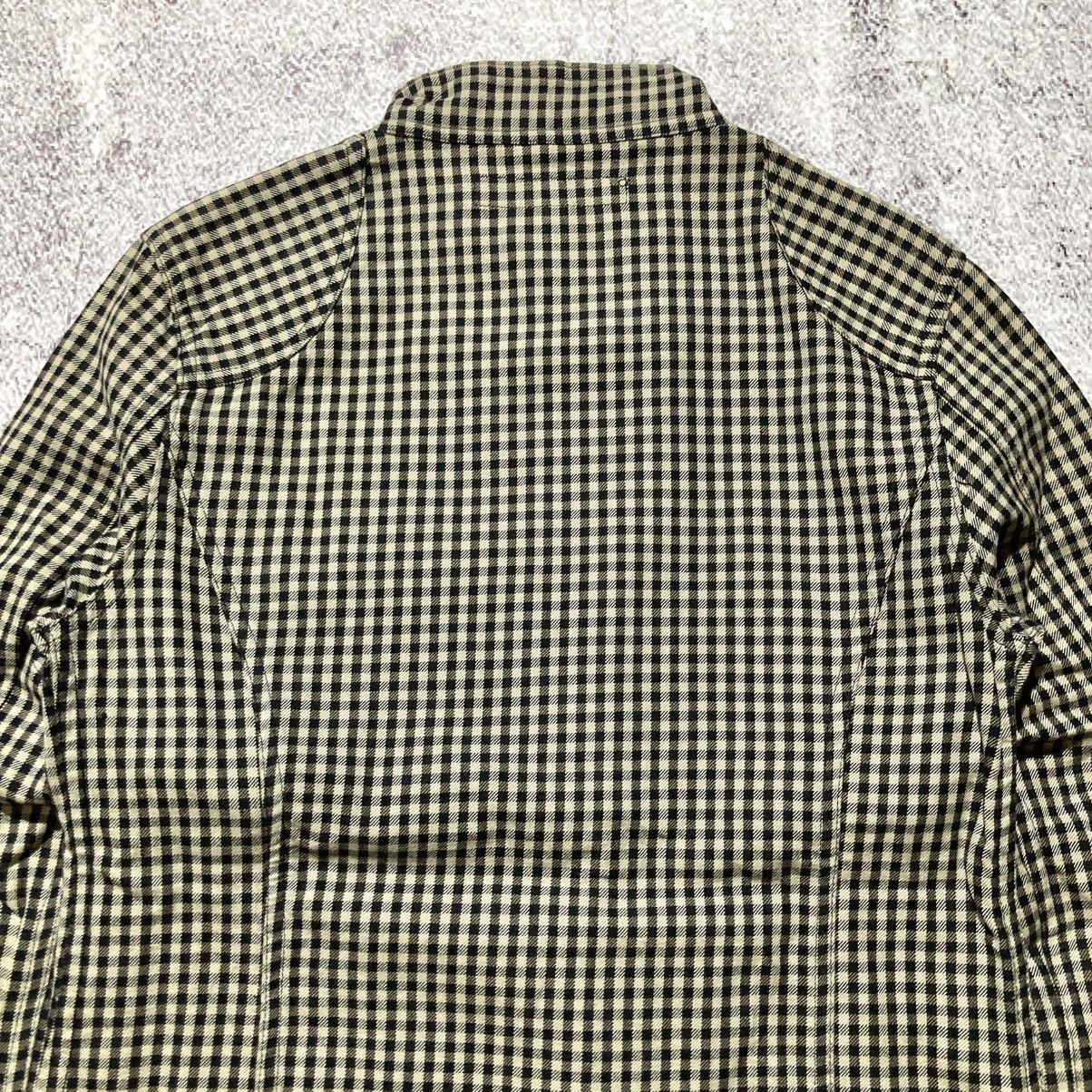 Japanese Brand 2000s Ehypenworld Gallery Asymastrical Bikers Jacket Plaid Size US XS / EU 42 / 0 - 14 Thumbnail