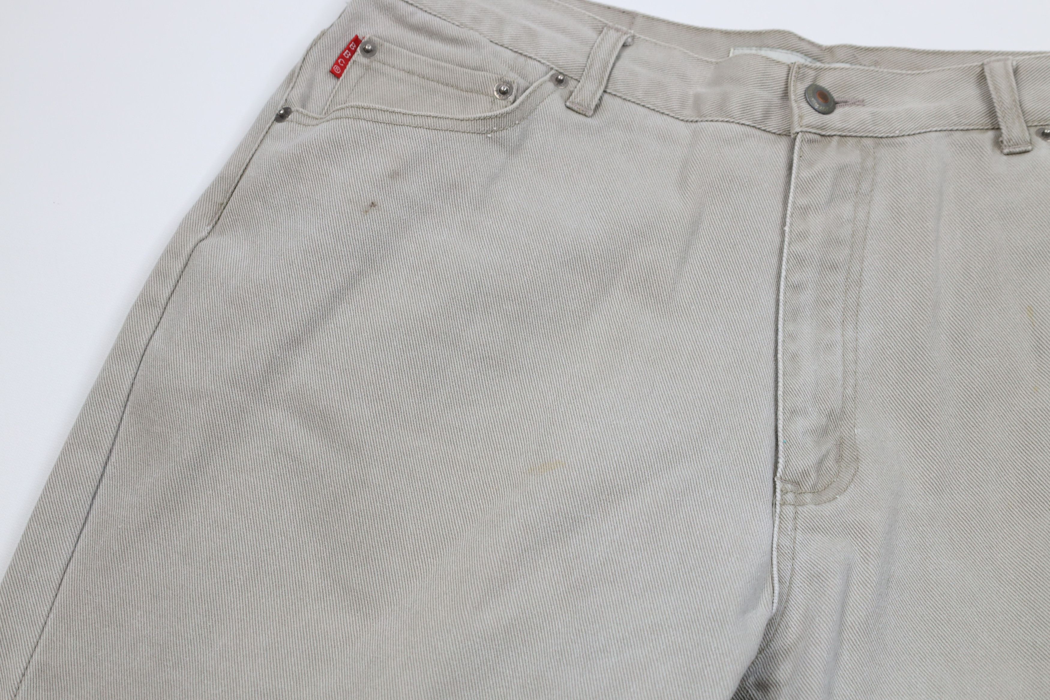 Vintage Vintage 90s Streetwear Relaxed Fit Denim Jeans Gray Cotton Size US 34 / EU 50 - 7 Thumbnail