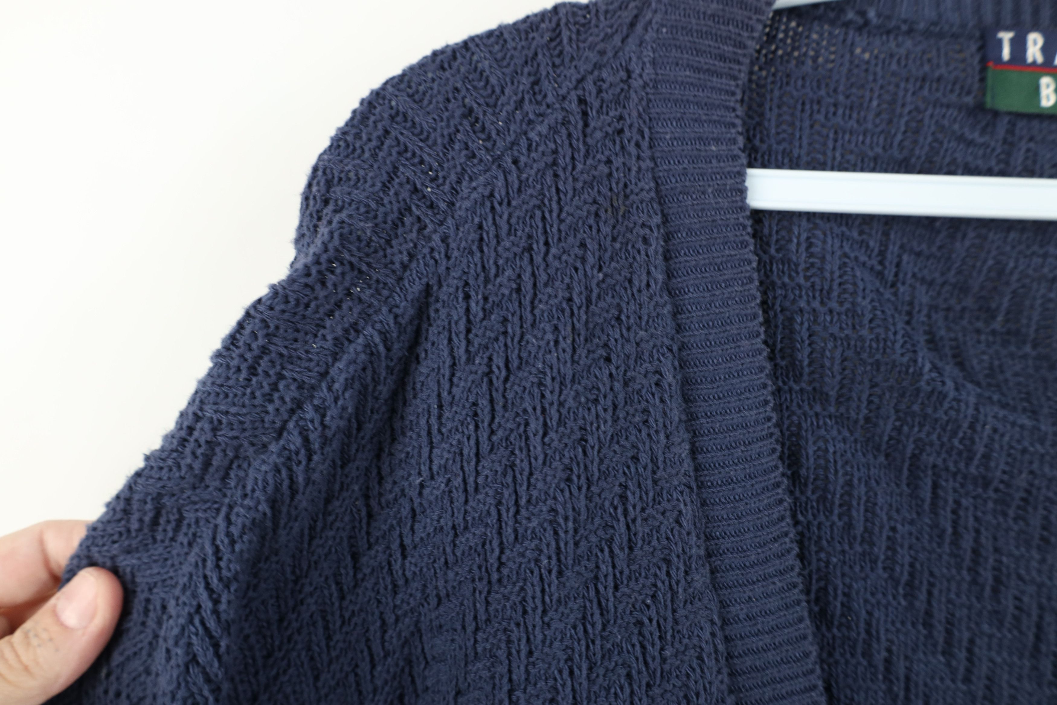 Vintage Vintage 90s Streetwear Knit Zig Zag Cardigan Sweater USA Size US L / EU 52-54 / 3 - 6 Thumbnail