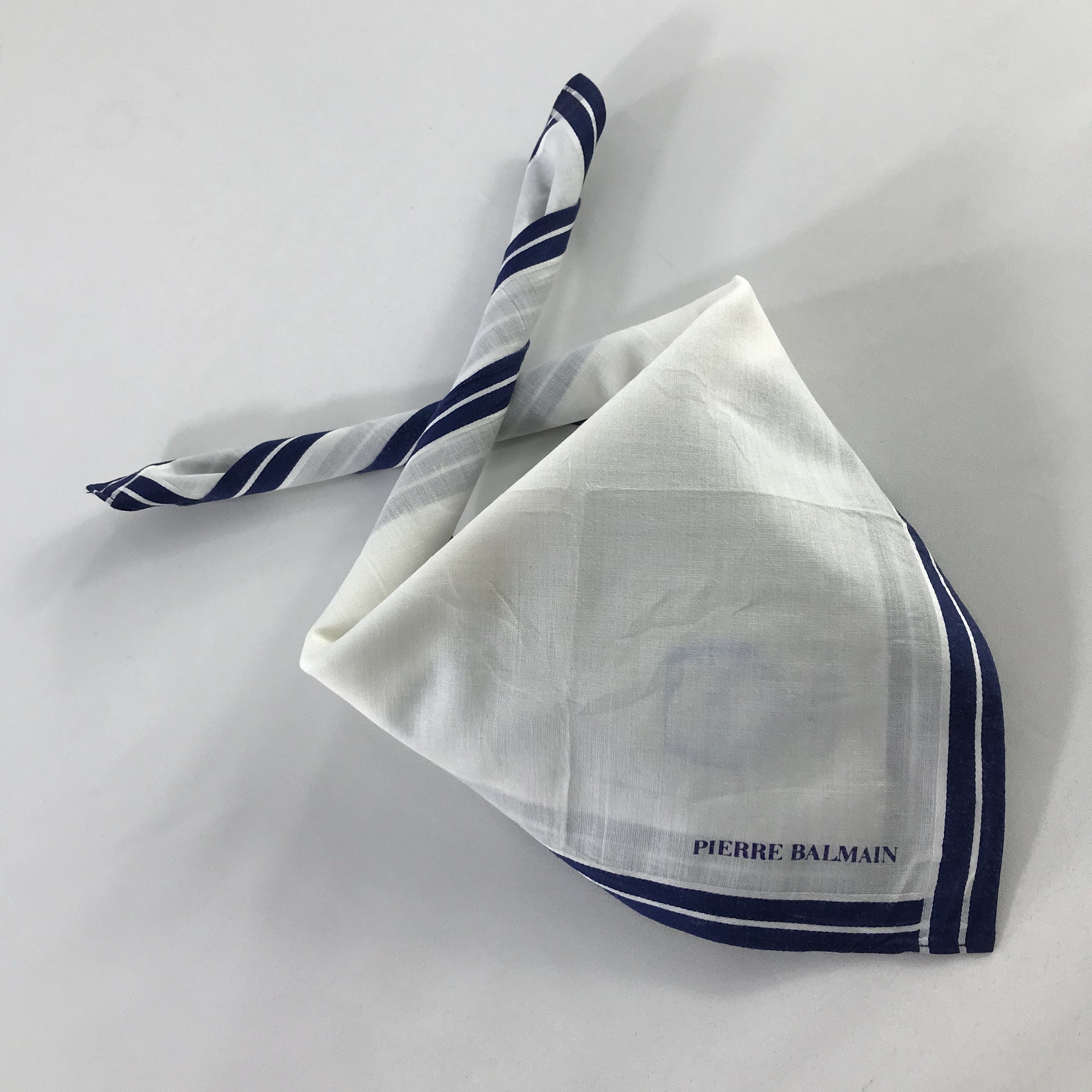 Pierre Balmain × Vintage Pierre Balmain Bandana / Handkerchief / Neckerchief - S649 Size ONE SIZE - 5 Thumbnail