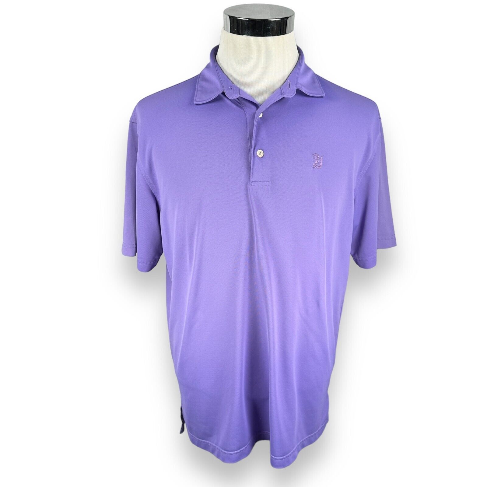 Peter Millar Peter Millar Summer Polo Shirt Men's Large Purple Dinosaur Size US L / EU 52-54 / 3 - 1 Thumbnail