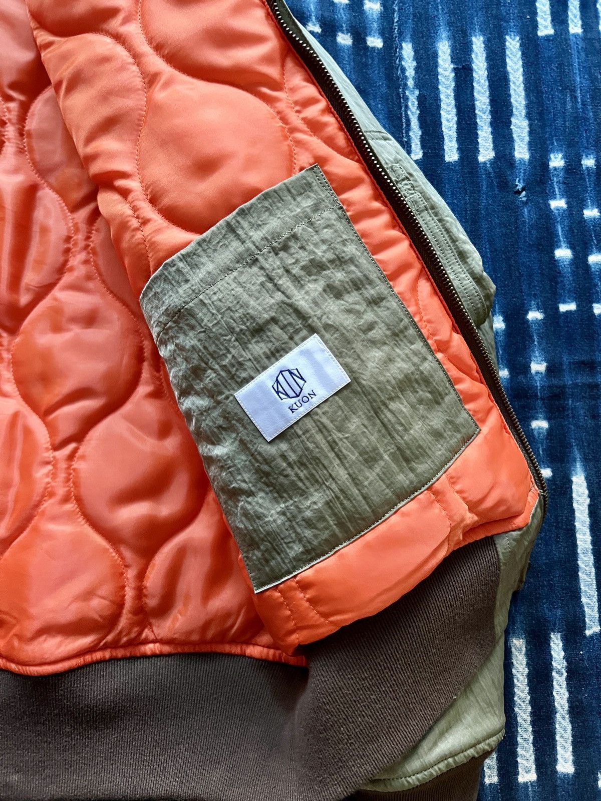 KUON Kuon Kountry Saltwashed MA-1 Flight Jacket Kapital RRL Size US L / EU 52-54 / 3 - 12 Thumbnail