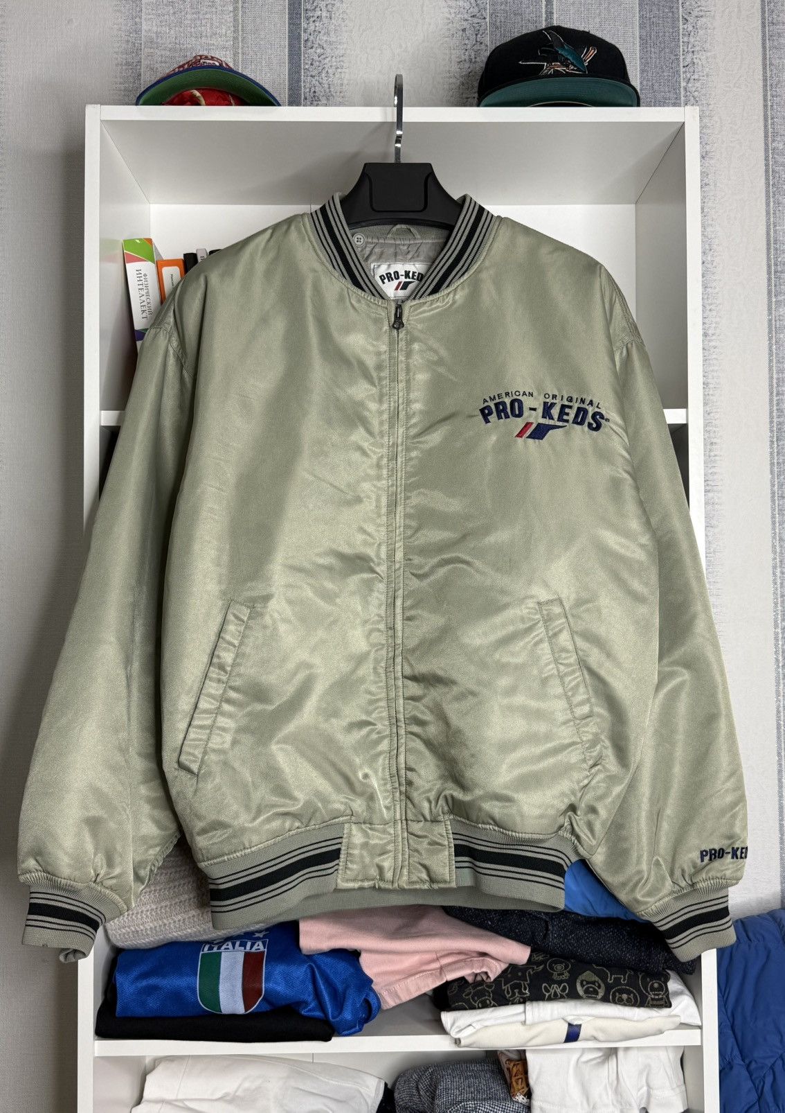 Pro-Keds Vintage Pro-Keds Big logo Bomber size 3L Size US XXL / EU 58 / 5 - 2 Thumbnail