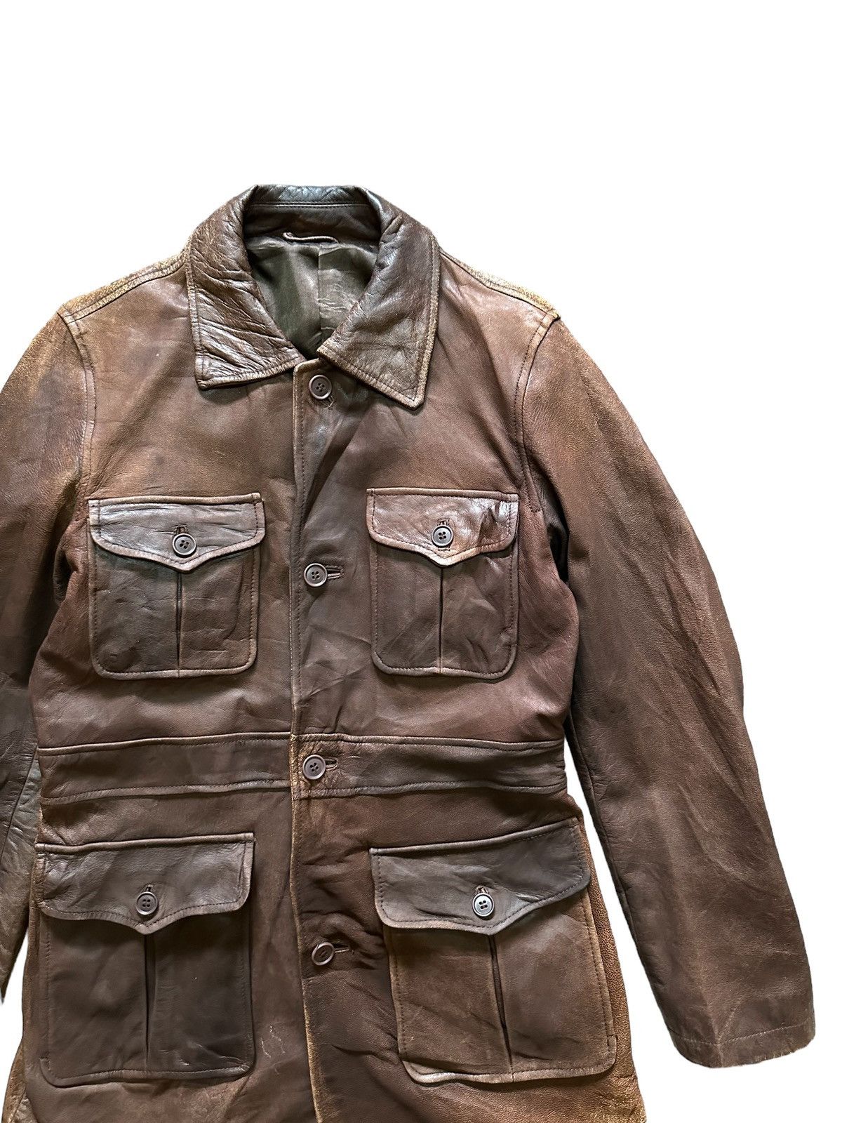 ABAHOUSE Vintage leather abahouse jacket Size US M / EU 48-50 / 2 - 2 Thumbnail