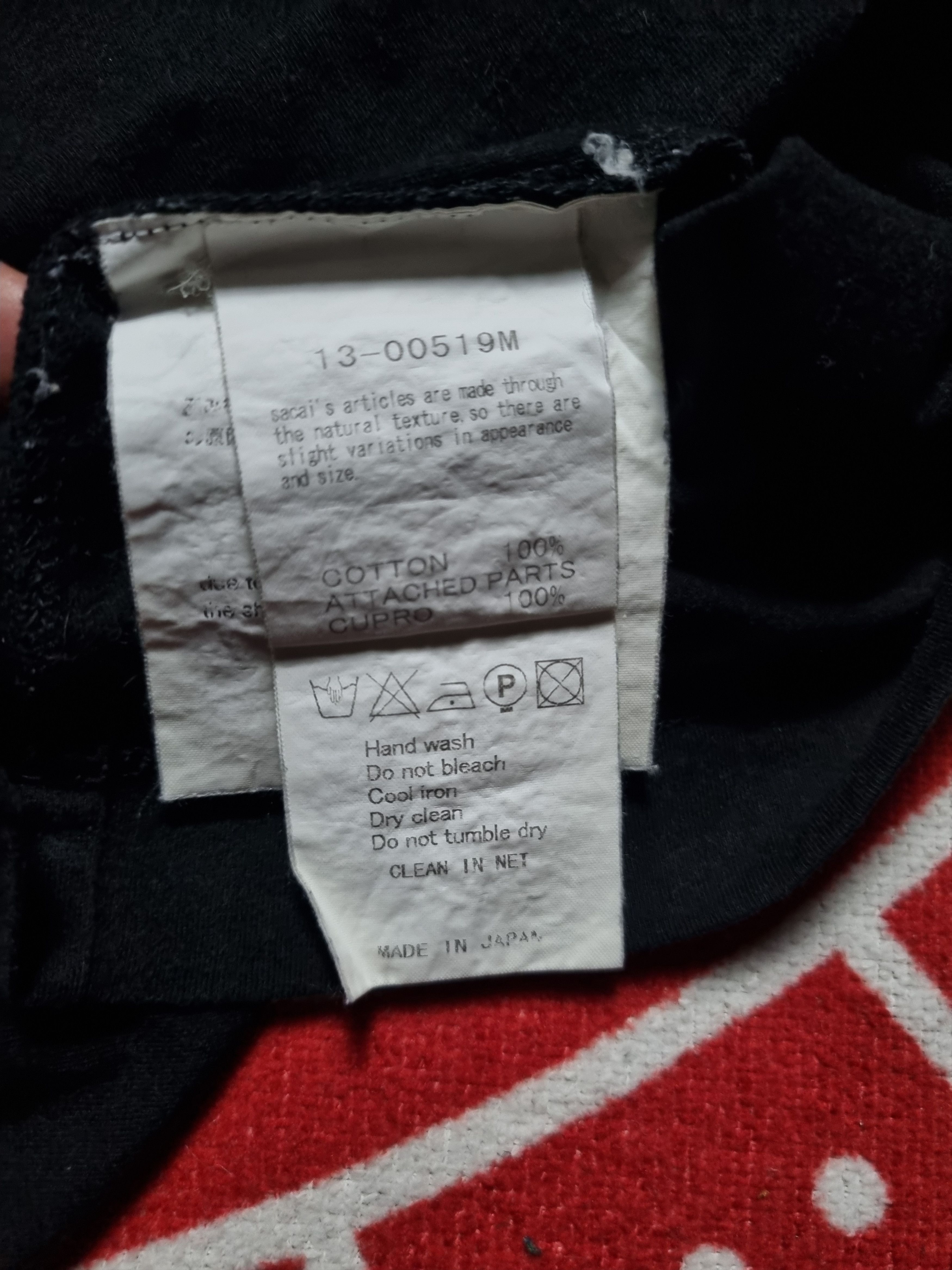 Sacai Sacai pocket T-shirt Size US S / EU 44-46 / 1 - 5 Thumbnail