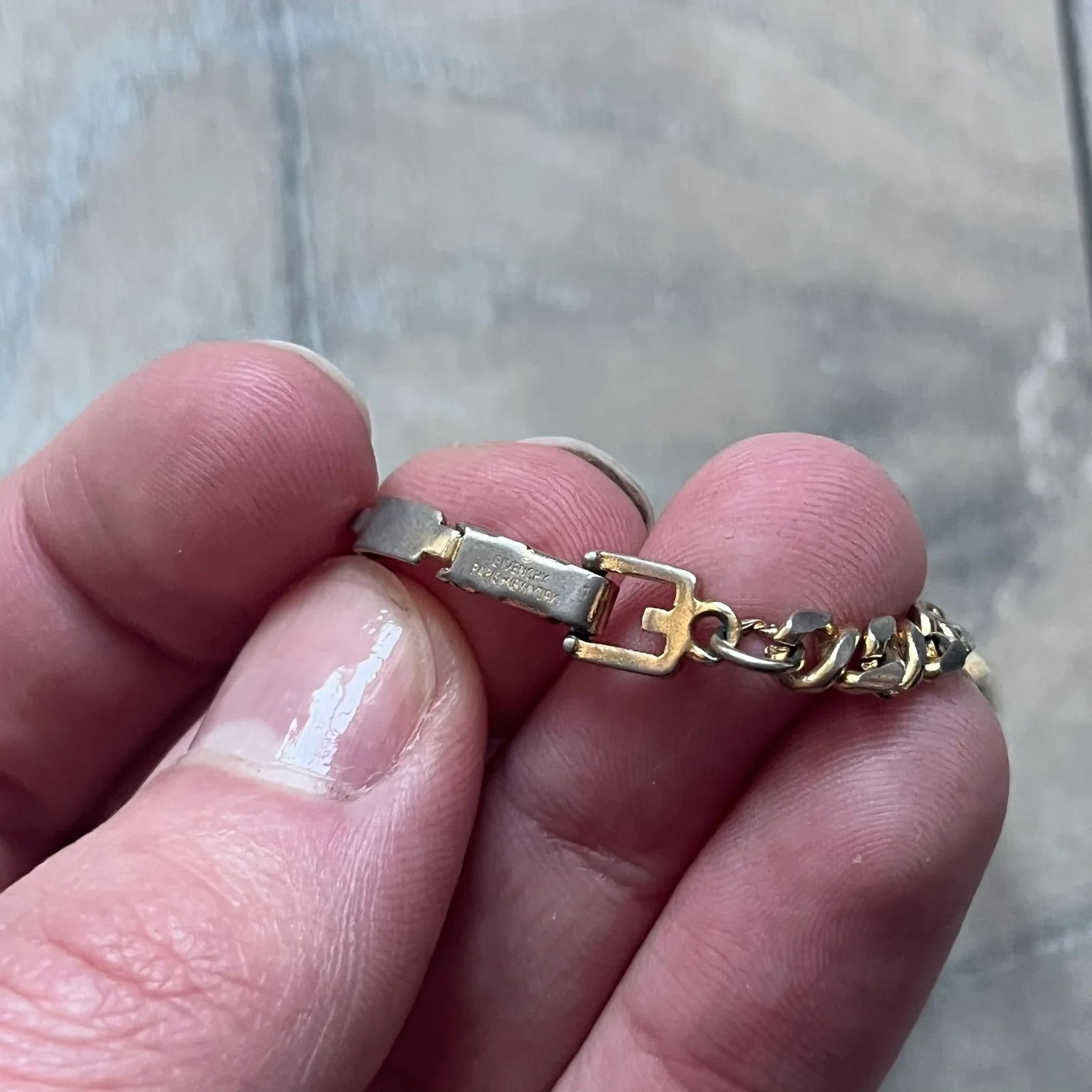 Givenchy Givenchy Gold-Tone Vintage Chain Bracelet Size ONE SIZE - 5 Thumbnail