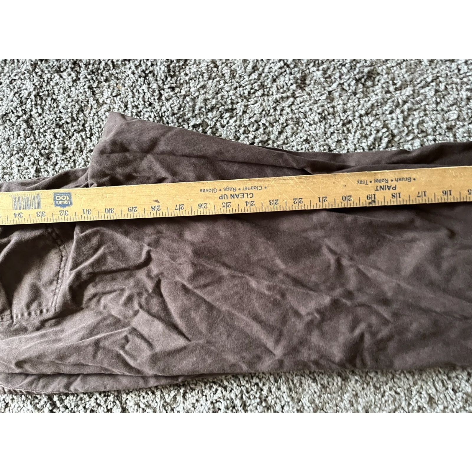 Banana Republic Banana Republic Martin Fit Chino Pants Womens Size 10 Brown Wide-Leg Stretch Size 32" / US 10 / IT 46 - 6 Thumbnail