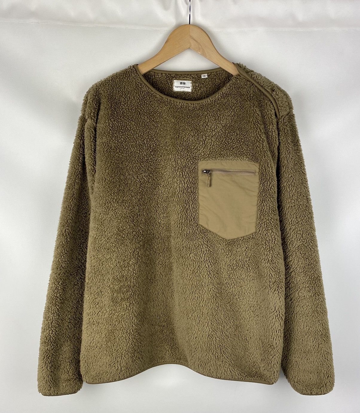 Engineered Garments × Japanese Brand × Uniqlo Uniqlo Engineered Garments men’s fleece sweatshirt pullover Size US M / EU 48-50 / 2 - 1 Thumbnail