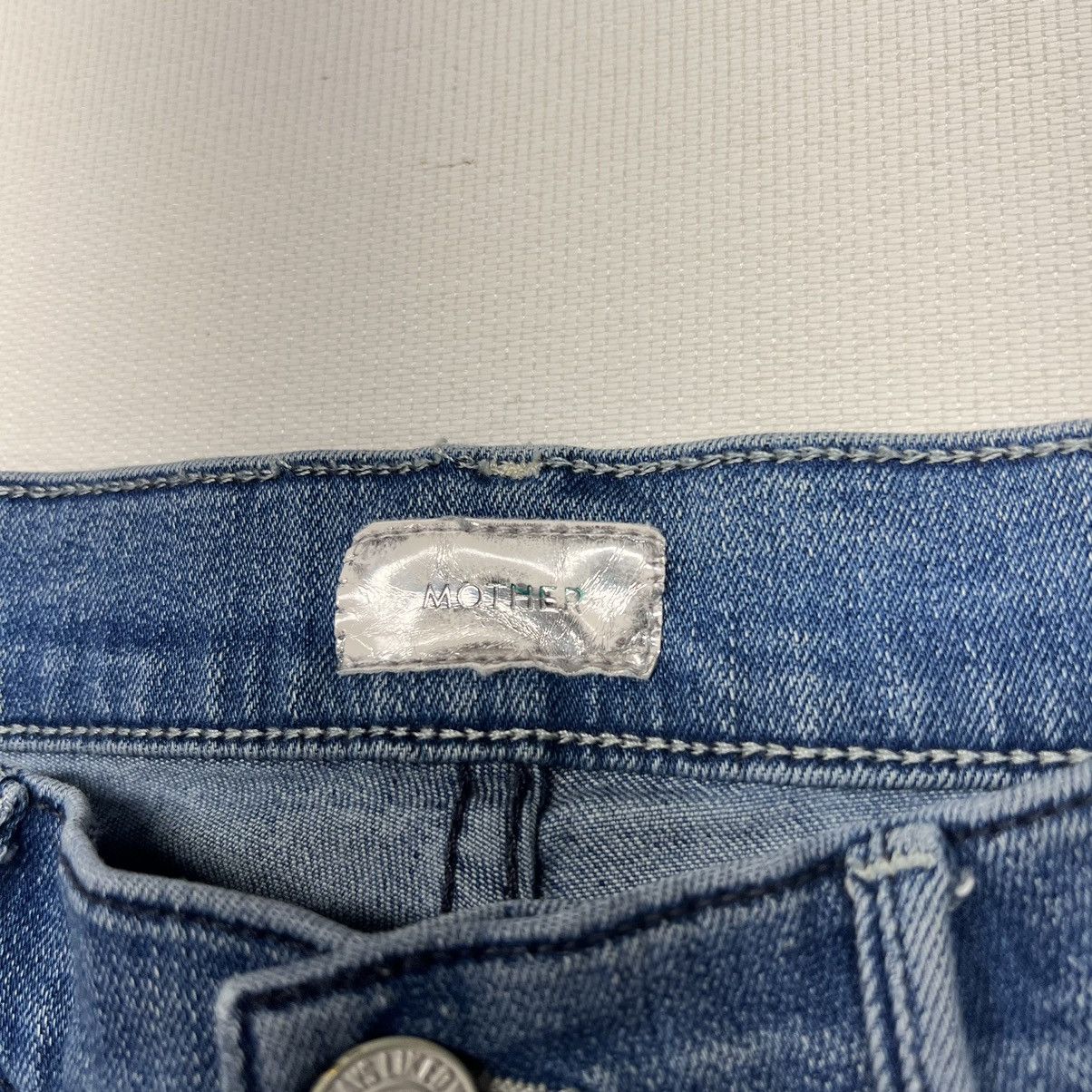 MOTHER Mother Jeans The Stunner Ankle Fray Graffiti Girl Distressed Size 24" / US 00 / IT 34 - 8 Thumbnail