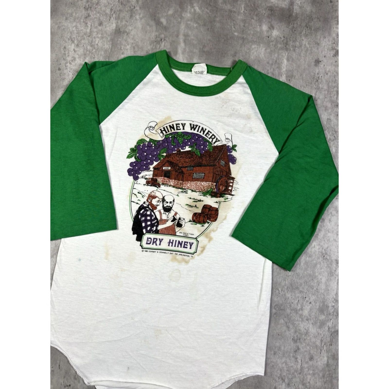 Vintage VINTAGE Sportswear T-Shirt Shirt 3/4 Sleeve Crew Neck White Size S Men 80s 90s Funny Size US S / EU 44-46 / 1 - 2 Thumbnail