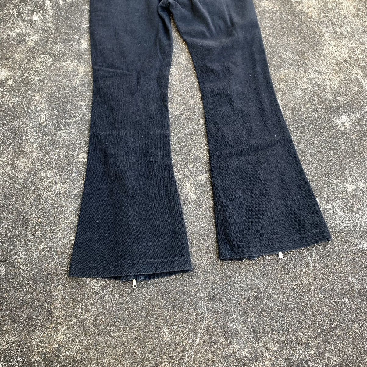 Japanese Brand MULTIZIPPER FLARE DENIM PANTS RICK OWENS STYLE Size US 30 / EU 46 - 14 Thumbnail