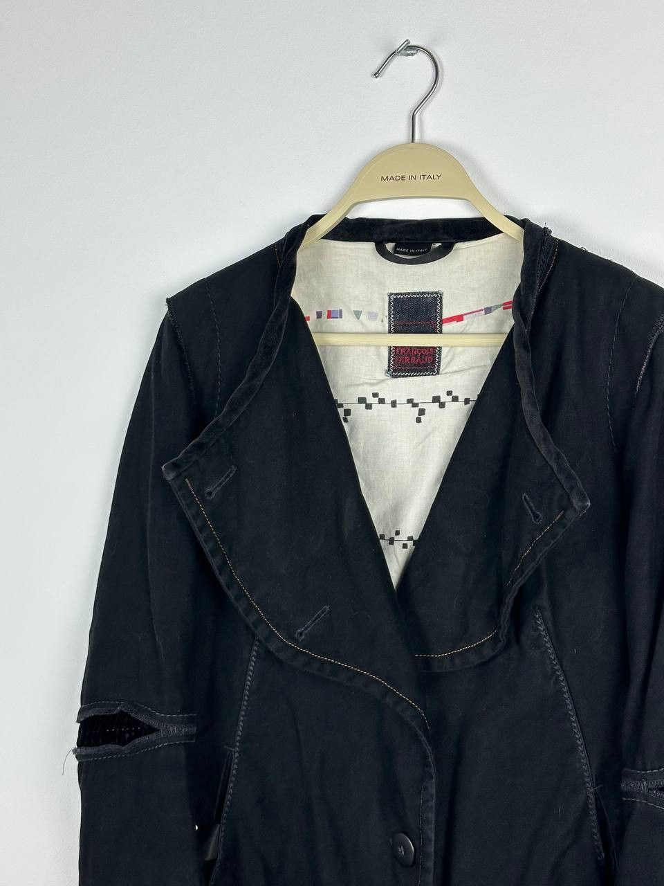 Other Marithe Francois Girbaurd Gothic Trench Coat Jacket Size M / US 6-8 / IT 42-44 - 4 Thumbnail