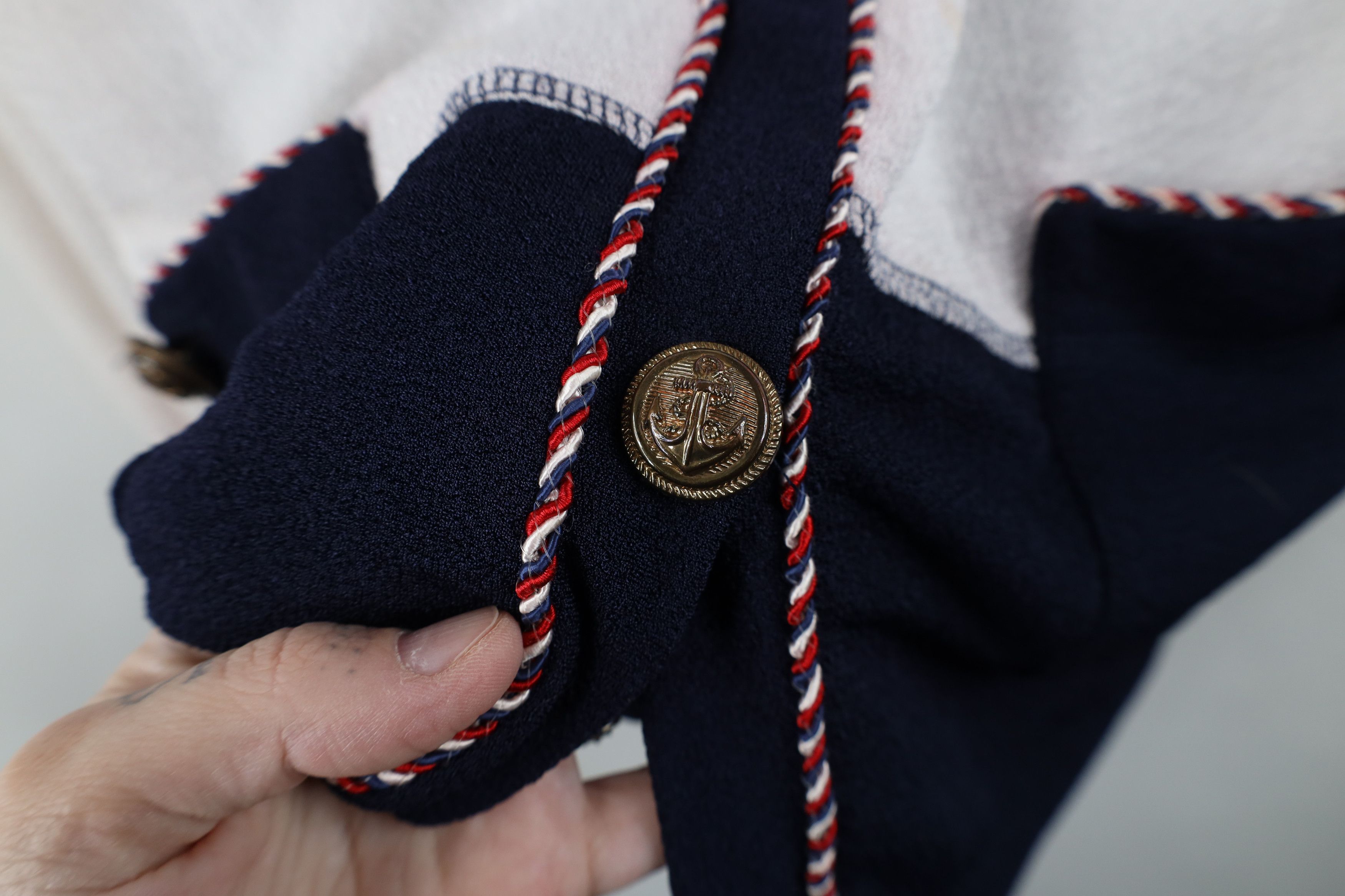 Vintage Vintage 90s Streetwear Sailboat Knit Cardigan Sweater USA Size M / US 6-8 / IT 42-44 - 7 Thumbnail