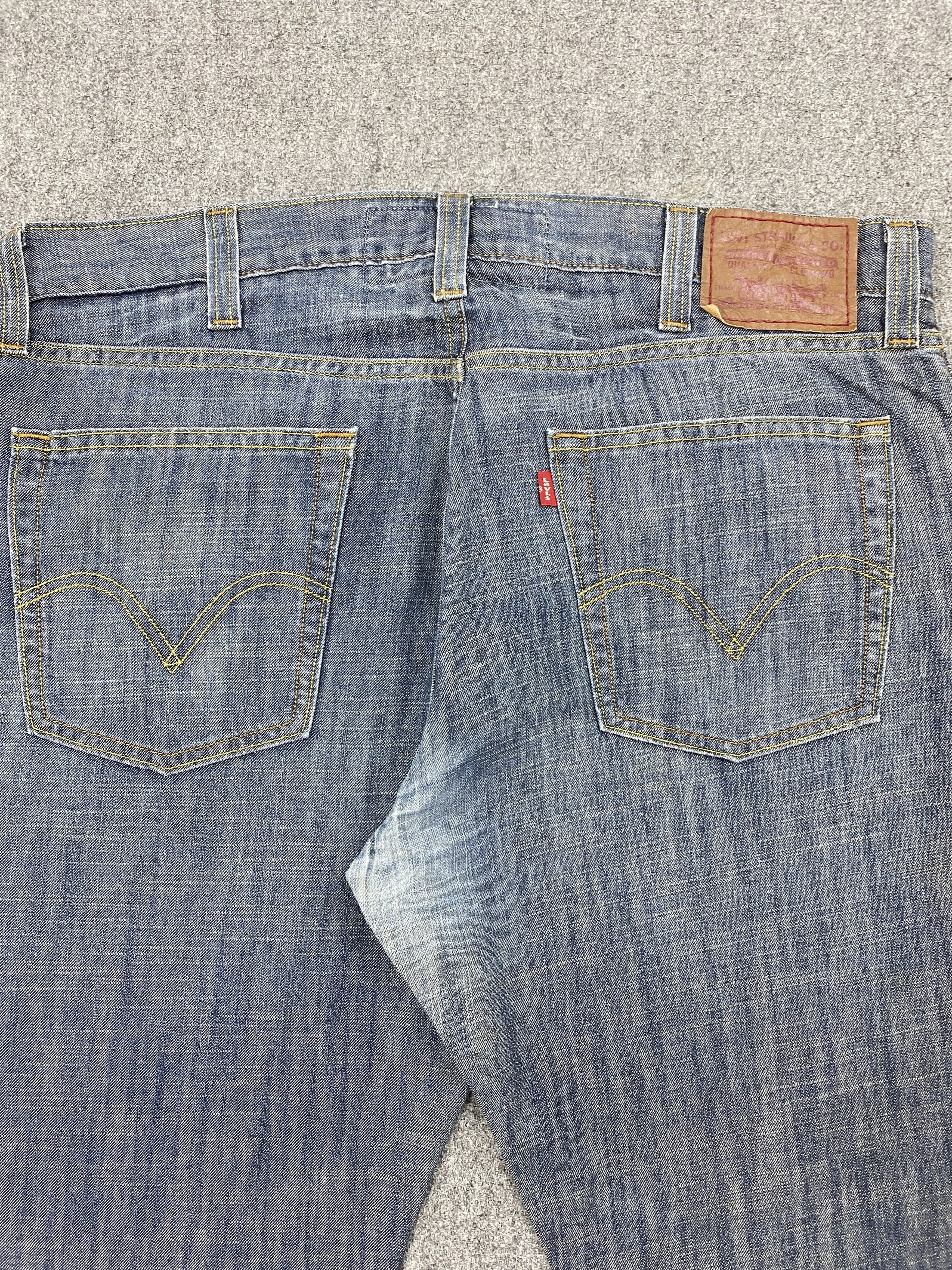 Levi's Vintage Levis 514 Slim Straight Blue Denim Jeans DP2343 Size US 37 - 4 Thumbnail