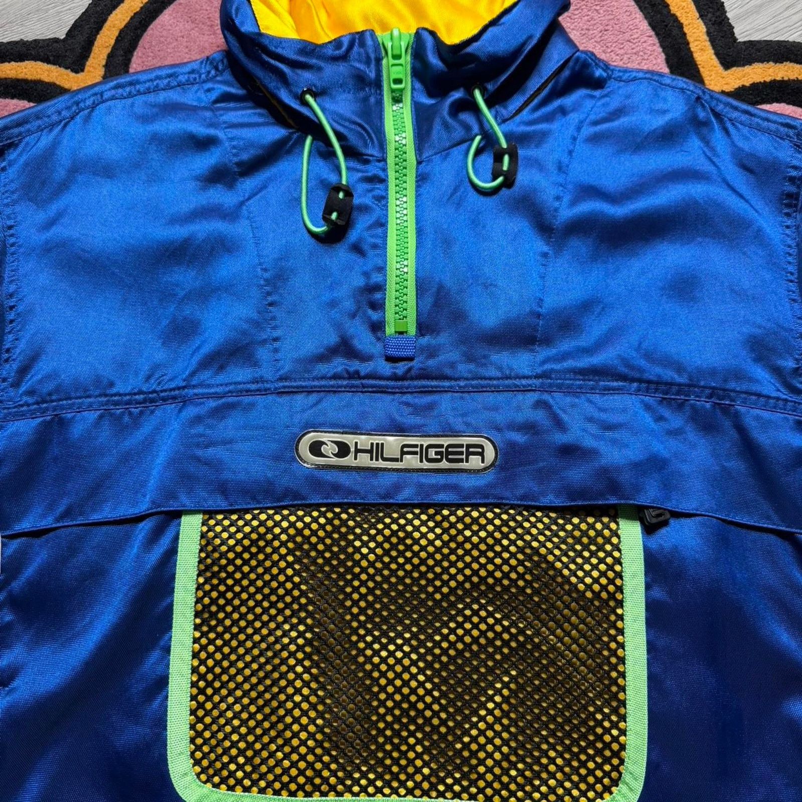 Tommy Hilfiger × Vintage Vintage 90’s Tommy Hilfiger 1/4 Zip Pullover Anorak Jacket Size US S / EU 44-46 / 1 - 3 Thumbnail