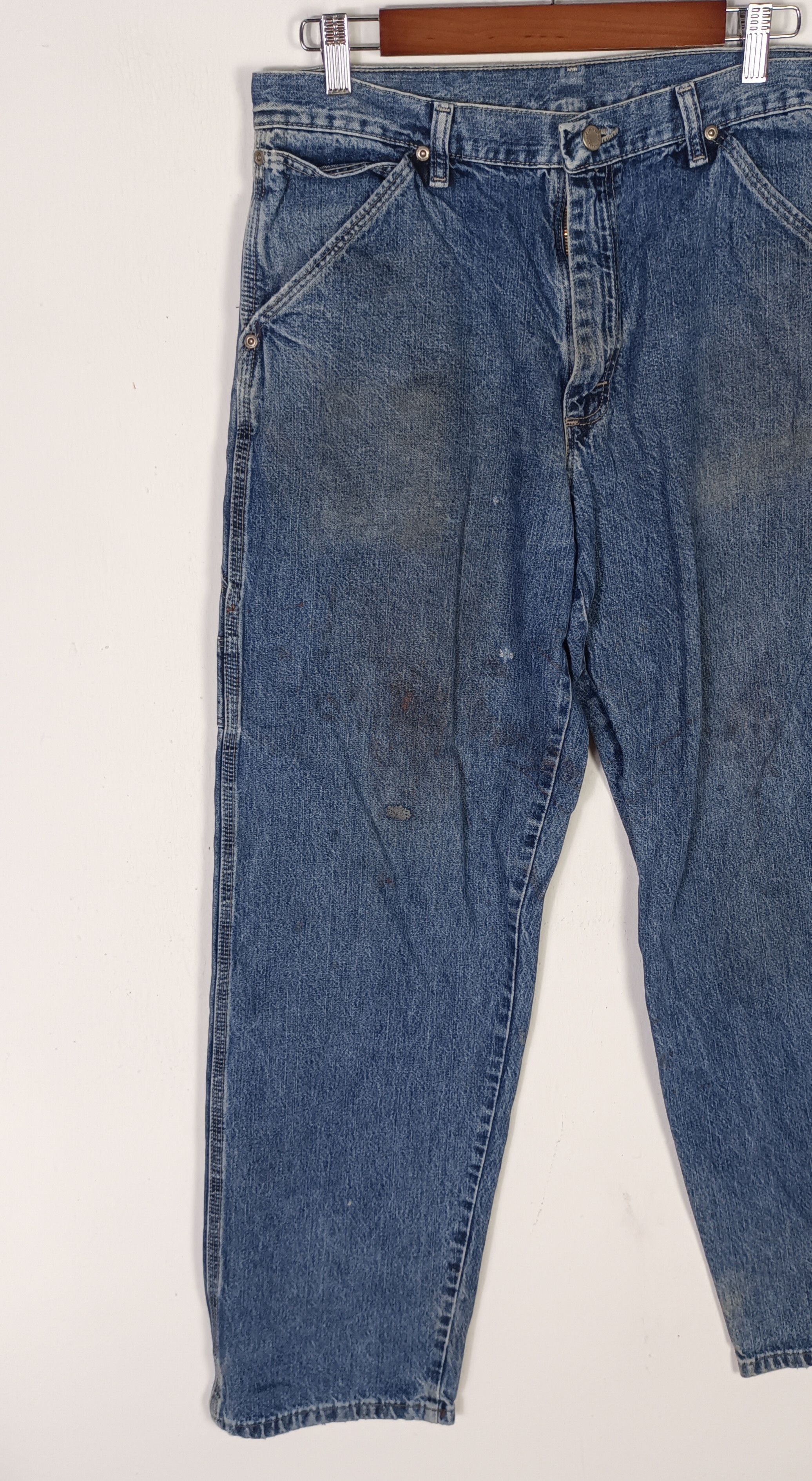 Japanese Brand × Wrangler Wrangler Carpenter Workwear Jeans Size US 32 / EU 48 - 6 Thumbnail