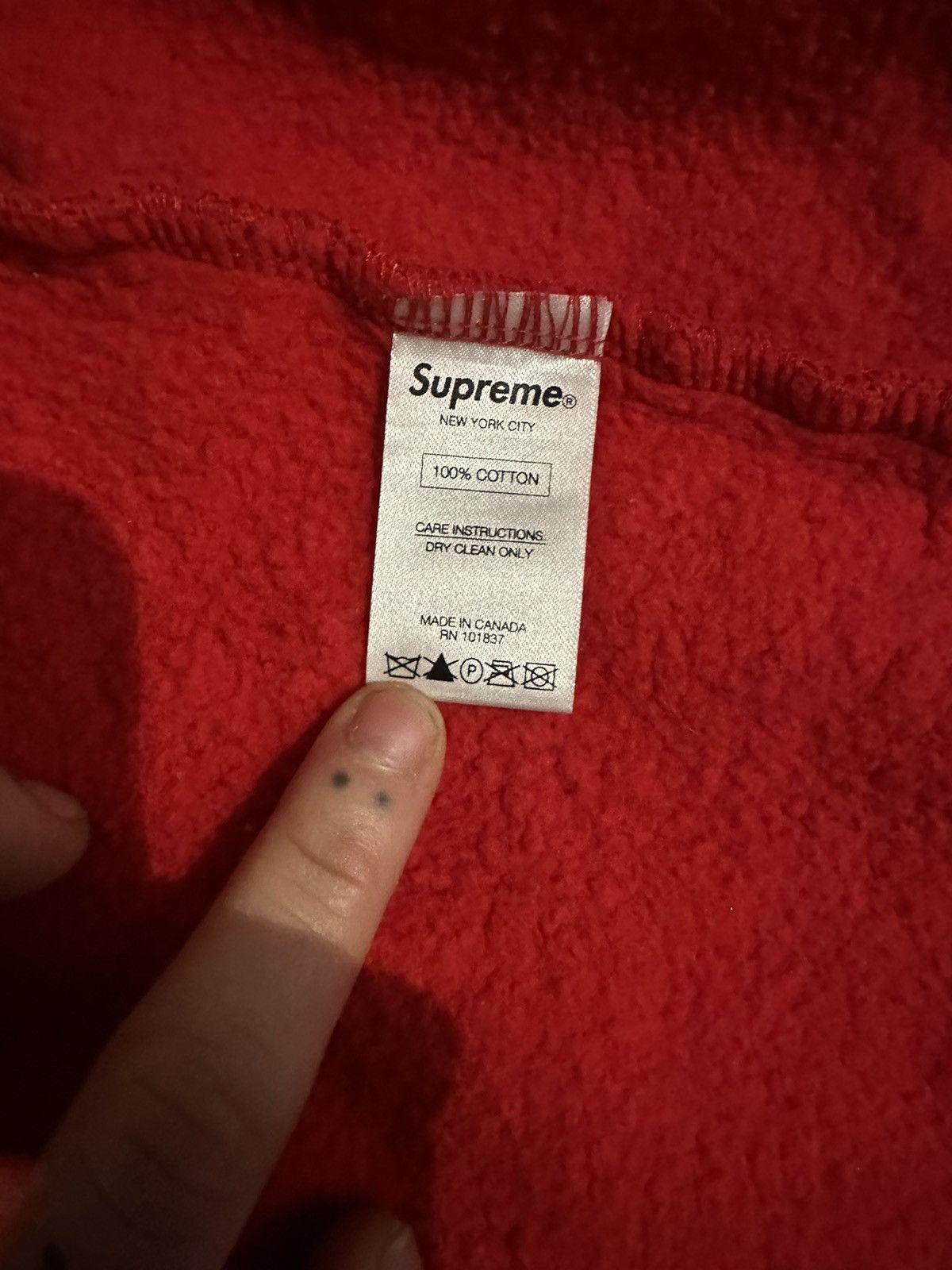 Supreme Supreme Large Logo Sleeve Zip Up Hoodie Size US M / EU 48-50 / 2 - 6 Thumbnail