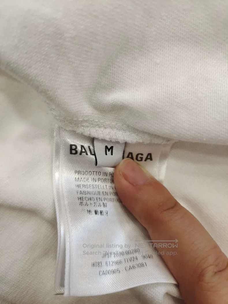 Balenciaga Balenciaga Alphabet Printed Crewneck Short Sleeve Size US M / EU 48-50 / 2 - 4 Thumbnail