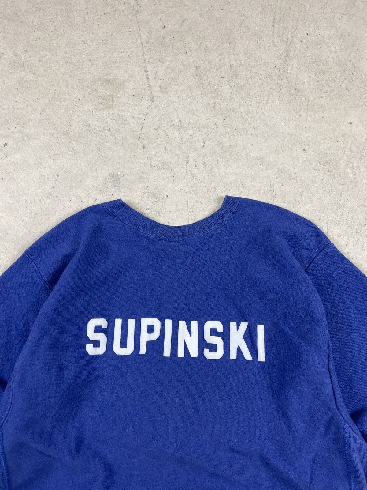 Vintage 1990s Champion Reverse Weave ‘Supinski’ Sweatshirt Size US XL / EU 56 / 4 - 3 Thumbnail