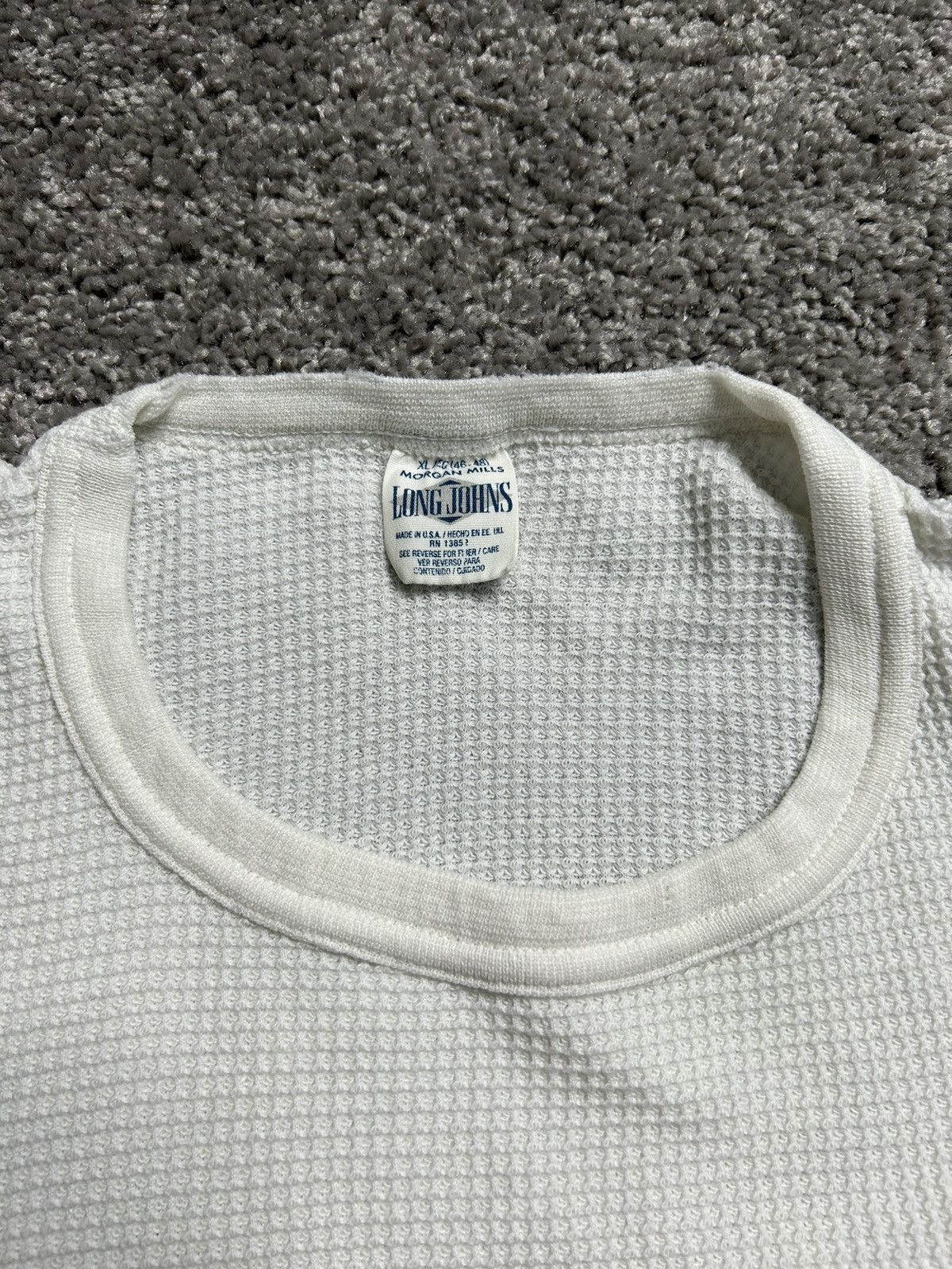 Vintage Vintage 70s Morgan Mills Waffle Thermal Size US XL / EU 56 / 4 - 5 Thumbnail