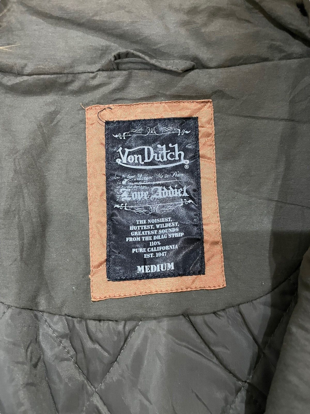 If Six Was Nine × Von Dutch Von Dutch LOVE ADDICT Raccoon Fur Hooded Bondage Punk Jacket Size US M / EU 48-50 / 2 - 11 Thumbnail