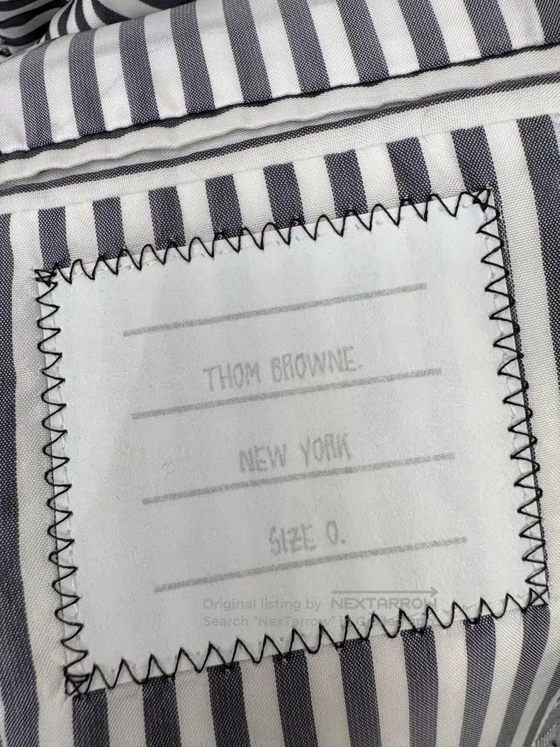 Thom Browne Thom Browne size 0 Wool Plaid Coat Size 40S - 4 Thumbnail