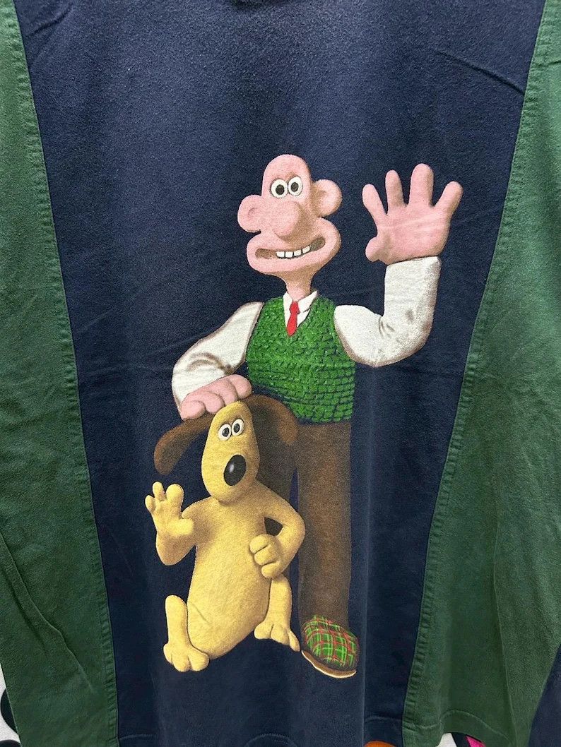 Vintage Vintage 2000s Wallace & Gormit tshirt size XL Size US XL / EU 56 / 4 - 3 Thumbnail