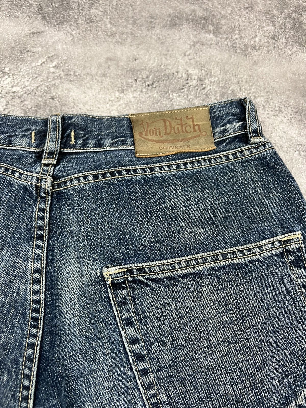 Von Dutch Von Dutch Mens Wide Denim Pants Jeans Y2K Japanese Size US 30 / EU 46 - 12 Thumbnail