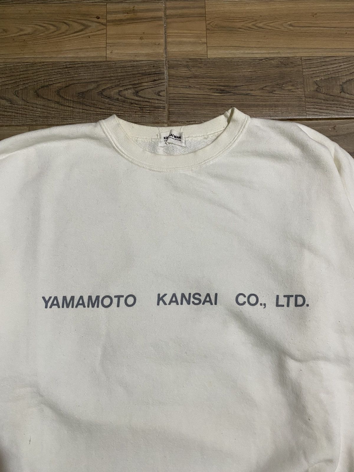 Japanese Brand × Kansai Yamamoto × Vintage VINTAGE KANSAI MAN YAMAMOTO POEM SWEATSHIRT Size US M / EU 48-50 / 2 - 4 Thumbnail