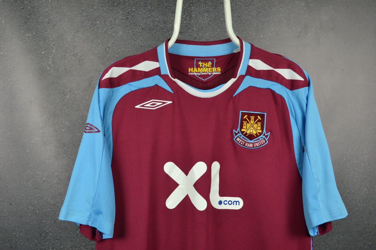 Umbro × Vintage West Ham United 2008 Home Football Shirt Umbro Soccer Jersey Size US XL / EU 56 / 4 - 3 Thumbnail