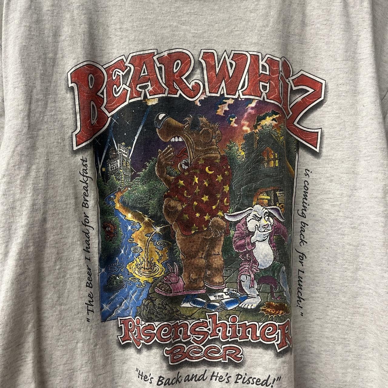 Vintage VTG 90's BearWhiz Alaska Risenshiner Beer Graphic T Shirt XL Size US L / EU 52-54 / 3 - 4 Thumbnail