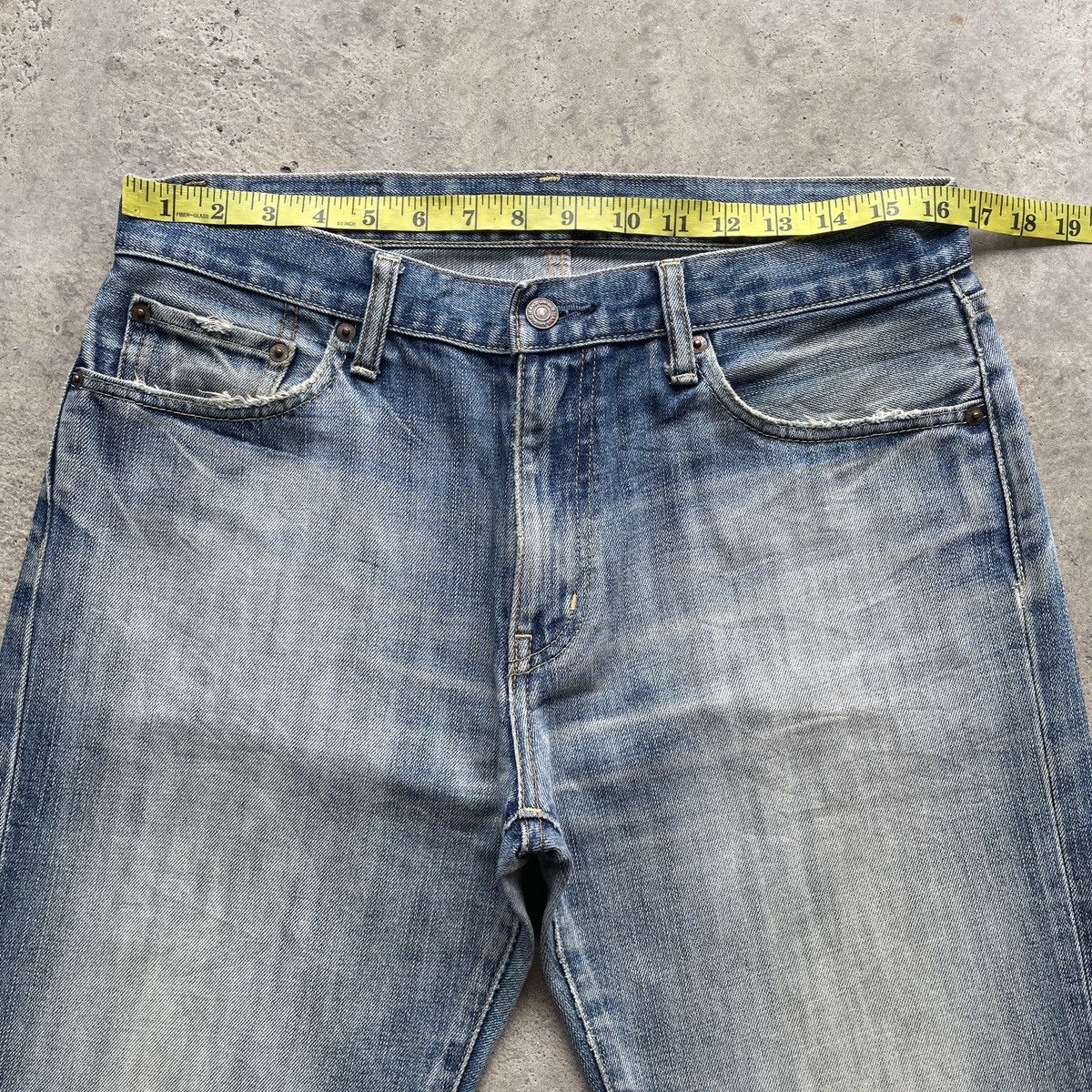 Japanese Brand W33 Vintage Japanese StoneWash Faded Jeans Pants Denim Size US 33 - 5 Thumbnail