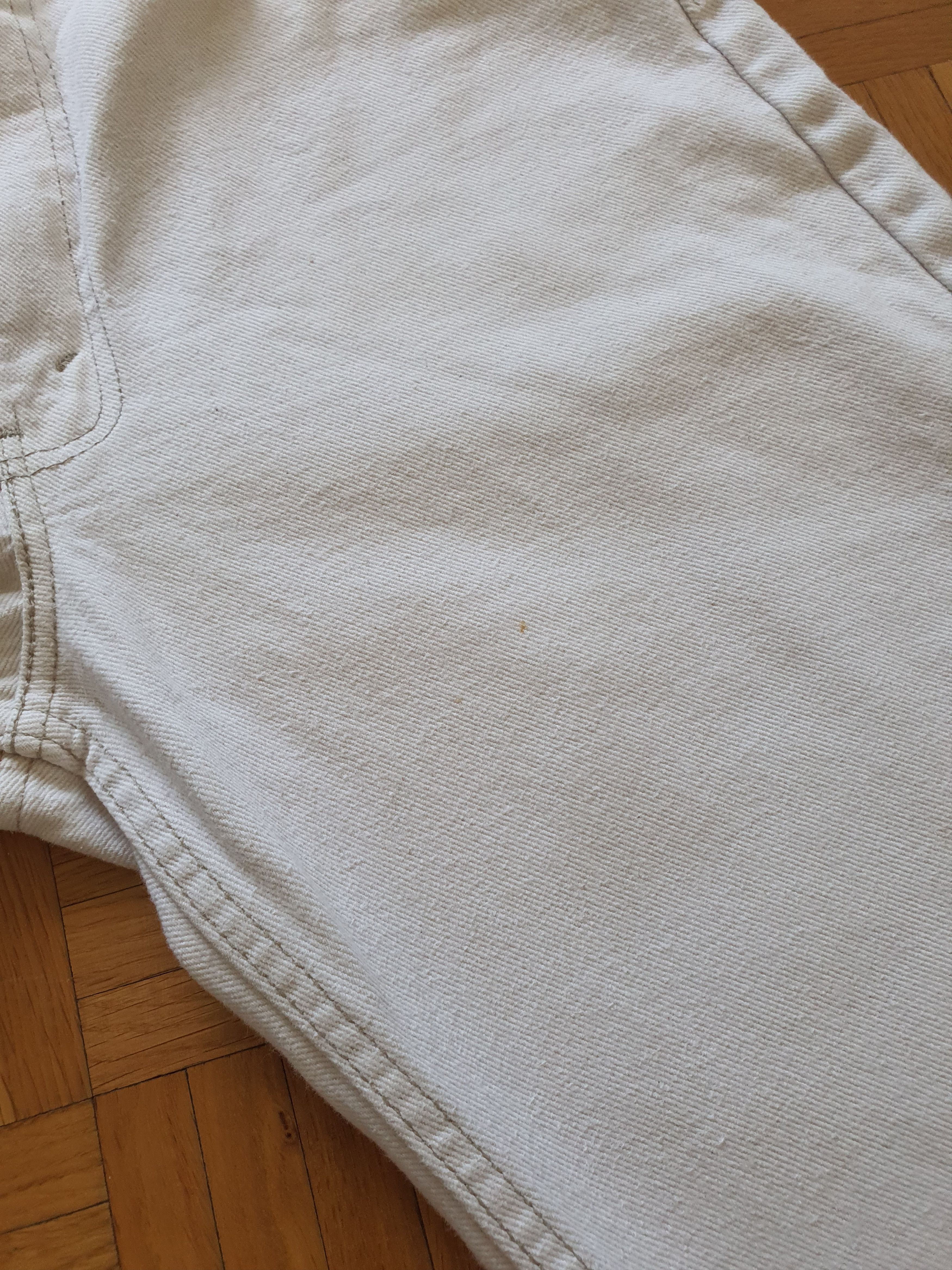Levi's Vintage (Made in USA) 550 Denim Jeans - Cream White Size US 33 - 14 Thumbnail