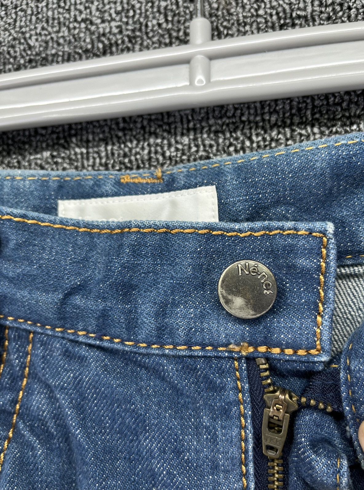 Issey Miyake Vintage Issey Miyake Ne-Net Rare Denim Midi Skirts Size 28" / US 6 / IT 42 - 4 Thumbnail