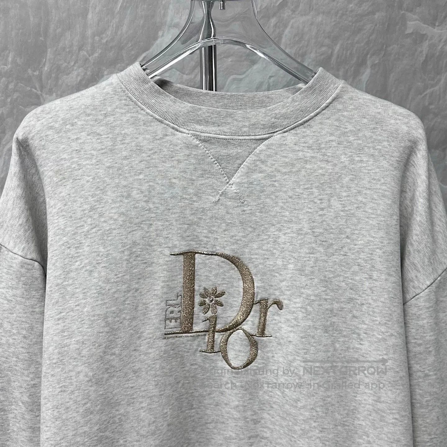 Dior dior by erl embroidered logo sweatshirt. Size US L / EU 52-54 / 3 - 2 Thumbnail