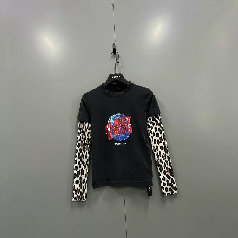 Balenciaga Balenciaga Patchwork Leo Spot Long Sleeve Size US M / EU 48-50 / 2 - 1 Thumbnail